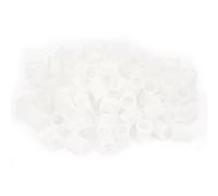 Beufee Gipe Rubber Smoking Hose Tip, 100pcs Rubber Hose Pipe Wrist Smoking Mouthpiece Pipe Sole Rubber, Black or White, White Small, Bag hanger