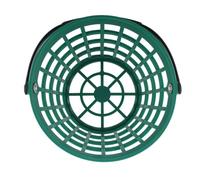 Beufee Golf Ball Basket, Golf Ball Container with Handle Golf Basket Nylon Plastic Golfball Storage Bucket Ball Bucket with Handle for Driving Range and Practice Green (Holds up to 25PCS)