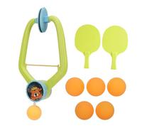 Beufee Hanging Table Tennis Trainer Portable Set, Door PingPong Game over the Door PingPong Game Set with Racket and Balls for Home