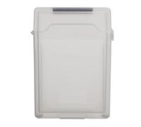 Beufee Hard Drive Enclosure, 2.5in Hard Drive Case,SSD Case USB Storage Case Anti-Static Hard Drive Protector Case HDD Storage Box SSD Carrying Case (Grey)