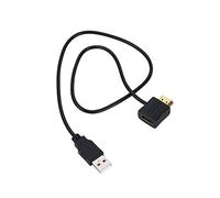 Beufee HDMI Adapter, HDMI Male To Female Adapter 50cm USB 2.0 Charger Cable HDMI Adapter Connector HDMI Extension Cable for TV DVD LCD HD TV