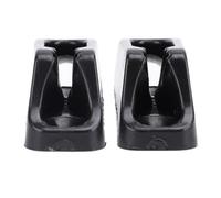 Beufee Kayak Cleat, Kayak Accessory Propel Paddle Gear Kayak Cleat Quick Grip for Yachts Ships Black (44 X 13mm / 1.73 X 0.51in 2 Pcs)