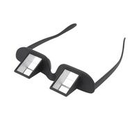 Beufee Lazy Glasses, Bed Prism Spectacles Horizontal Mirror Lazy Readers Glasses 90 Degree Prism Glasses for Laying Down Reading Watching Tv Black