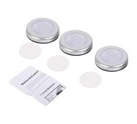 Beufee Motion Sensor Light Indoor, 3PCS Pir Automatic Stair Lights Indoor Portable Night Light 6 LED Round Body Battery Powered Under Cabinet Lights