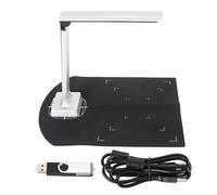 Beufee Professional Book Scanner, Document Scanner 12MP 3840 X 2880 Resolution A4 Catch Size Liftable Portable USB Book Doc Scanner with OCR Function