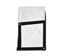 Beufee Projector Screen, 16:9 Portable Outdoor Movie Theater screen White Sheet for Projector Outdoor Projector Screen(120 in)