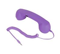 Beufee Retro Telephone Handset for Cellphone, Purple, Wired, Digital, Single-Line Operation, No Caller ID, Handset