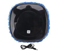 Beufee Robot Floor Mop, Automatic Floor Mopping Robot Robot Vacuum Cleaner Smart Vacuum Robot with Water Tank for Home 9.1x9.1x2.4 Inch (Black)