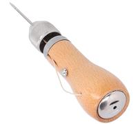 Beufee Stitching Awl Tool, Professional Hand Stitching Leather Awl Tool Stitching Awl Needle Sewing Awl Leather Craft Accessories Repair Tool