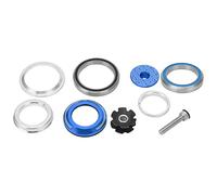 Beufee Tapered Headset, 42 52mm Bike Bearing Headset, Bike Front Fork For Bicycle Tapered or Straight Tube (Blue)