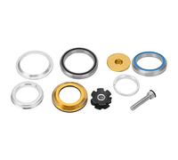 Beufee Tapered Headset, 42 52mm Bike Bearing Headset, Bike Front Fork For Bicycle Tapered or Straight Tube (Gold)