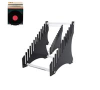 Beufee Vinyles Record Storage, File Organizer 12 Slots Record Storage Holder Magazine Holder Acrylic Vinyles Stand for Music Collection (-3117230334711)