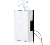 Beufee Wired Doorbell Chime, Ring Doorbell Wired Mechanical Wired Doorbell Chime Hard Wired Door Chimes with Front Door Ding Dong and Rear Tone for Home(220V)