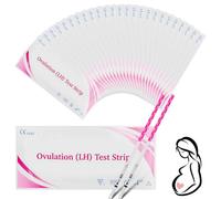 Beugo 25 Pack Ovulation Test Strips, 25miu/ml Fertility Tests for Ovulation, Test Kit Sensitive Fertility Predictor Testing Sticks to Know Your Most Fertile Days, 2.5MM Width