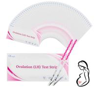 Beugo 50 Pack Ovulation Test Strips, 25miu/ml Fertility Tests for Ovulation, Test Kit Sensitive Fertility Predictor Testing Sticks to Know Your Most Fertile Days, 2.5MM Width