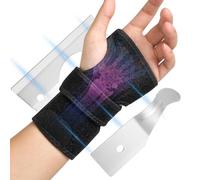 Beugo Carpal Tunnel Wrist Support Brace, Adjustable Wrist Strap Carpal Tunnel Compression Splint with Metal Splint Stabilizer, Hand Support for Arthritis Tendonitis, Sprains (Left Hand)