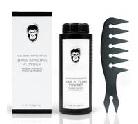 Beugo Hair Styling Texture Powder and Texture Comb, Ultra Matte Hair Volumising Texture Powder and Wide Tooth Comb for Volume, Thickening, Hold, Suitable for Most Hair Types