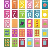 BEUNITONE 27 Pcs Numbers & Shapes Felt Story Board, Fuzzy Felt Maths Learning Kit for Early Years | Counting Play Kit for Preschool, Kindergarten & Homeschool