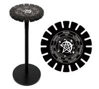 BEUNITONE Wooden Pendulum Dowsing Divination Board Star Style Pendulum Board for Divination Wooden Board Decision Making Pendulum Board Star Style