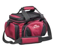 BEUQU|#Berkley System Bag With 4 Tackle Boxes & Top Cooler Compartment - Red/Black, Large