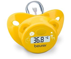 Beurer Baby Pacifier Thermometer Digital Dummy Temperature Yellow
