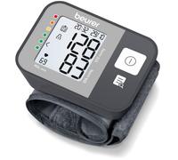Beurer BC27 Wrist Blood Pressure Monitor, Blood Pressure Machine with Arrhythmia Detection & Colour-Coded Risk Indicator, Fully Automatic Blood Pressure for Wrist Circumferences from 14 - 19.5 cm