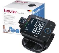 Beurer BC 54 wrist blood pressure monitor with inflation technology, coloured risk indicator, arrhythmia detection, wrist circumference 13.5-21.5 cm, with app, data transfer to Apple Health and co.