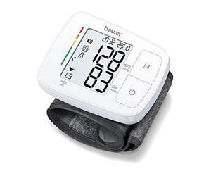 Beurer BC21 Wrist Blood Pressure Monitor with Voice output, Arrhythmia Detection, Fully automatic blood pressure & pulse measurement, Colour-coded WHO risk indicator, Certified medical device
