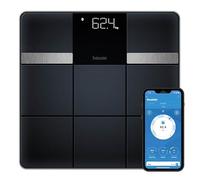 Beurer BF 450 Personal Scale with app connectivity via Bluetooth, Digital Body Fat Scale with 17 Measurements, Frosted Tile Structure, 8 User Memory, 180 kg