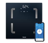 Beurer BF 880 Diagnostic Scale with WiFi and Bluetooth, Digital Body Scale with App, Body Values Determination/Analysis, Body Fat and Muscle Level Measurement