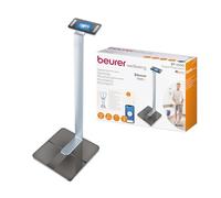Beurer BF1000 Super Precision Body Composition Analysis Scale With Free Health Management App, Cross Measurement For Analysis Of Isolated Body Areas, BMI Calculator