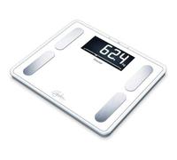 Beurer BF410 Signature Line Body Analysis Scale Bathroom Scale - White | Precise full-body analysis | BMI calculation | XXL standing area | XXL digital display | 200kg weight capacity