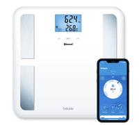 Beurer BF850 Luxury Body Analysis Scale Connected Bathroom Scale, White