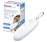 Beurer BiteX Travel Insect Bite Healer BR 10, for the treatment of insect bites and stings, bite healer for itching and swelling, small heat pen with carabiner hook, travel gadget