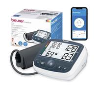 Beurer BM-40 - Blood Pressure Monitor with Adapter, Who, Indicator Module 2 x 60 Measurements, Grey and White