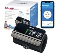 Beurer BM 81 easyLock Upper Arm Blood Pressure Monitor, clinically validated, cuff with simple twist lock, no tubes or cables, gentle and fast measurement, with app connection