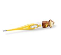 Beurer BY11 Monkey Instant Thermometer, Children's Digital Thermometer With Cute Character, Extra Flexible Tip, Results In 10 Seconds, Fever Alarm, Recalls Last Reading, Certified Medical Device