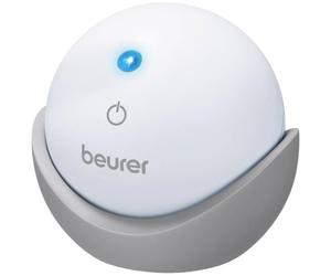 Beurer - Device with Light SL10 to Fall Asleep, Projection of Light on The Ceiling, 2 Adjustable Breathing Techniques, red Light or Blue Light, Touch Button, on or Off, White
