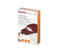 Beurer HK55 Easy-Fix Multifunctional Heat Pad | Targeted heat application for your neck, back, stomach and joints | 3 temperature settings | Velor fibres | Elastic extension band | Machine washable