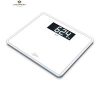 Beurer GS410 Signature Line Glass Bathroom Scale - White| 35 x 30 cm, White