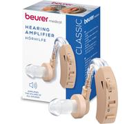 Beurer HA 20 Hearing Noise Amplifier With Ergonomic Fit Behind the ear, Individual Adjustment to the Ear Canal, Volume Continuously Adjustable