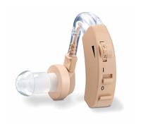 Beurer HA 20 Hearing Noise Amplifier With Ergonomic Fit Behind the ear, Individual Adjustment to the Ear Canal, Volume Continuously Adjustable - Nude