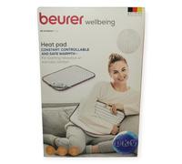 Beurer HK-UK Heat Pad | Electric heat pad for relaxation | 3 electronically regulated temperature settings | Machine-washable | Automatic switch-off | Union Jack trim