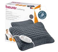 Beurer HK48 Cosy Heated Cushion | Sofa Cushion with Integrated Heat pad | Rapid Warm-up Function | 3 Temperature Settings | Extra Soft Reversible