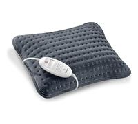 Beurer Hk-48 Cosy - Soft Touch Electronic Cushion for Sofa, 36 x 47 x 1 cm, Breathable, 3 Powers, Ultra-Fast Heating, Washable, Oeko-Tex, Auto Shut-Off 90 Min, Dark Grey