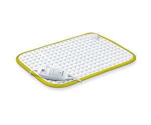 Beurer HK Limited Edition Heating Pad, Cuddly Heat Pad with 3 Temperature Levels and Automatic Shut-Off, Made in Europe, Machine Washable, 44 x 33 cm, Lime