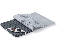 Beurer HK125UK XXL Heat Pad | Electric Heat Pad for Consistent and Controllable Heat | Fast Warm-up | Automatic Shut Off & Overheat Protection | Machine Washable | Modern Grey Design | Generous Size