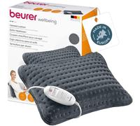 Beurer HK48 Cosy Heated Cushion | Sofa Cushion with Integrated Heat pad | Rapid Warm-up Function | 3 Temperature Settings | Extra Soft Reversible