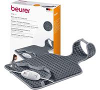 Beurer Cosy Neck & Back Electric Heat Pad for Relaxation - Grey, HK53