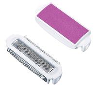 Beurer HL 36 Razor Tips, 2 Shaving Grids with Blades, Exfoliating Accessory, Anti-Allergenic Shaving Grid for Sensitive Skin, Turquoise, for Women